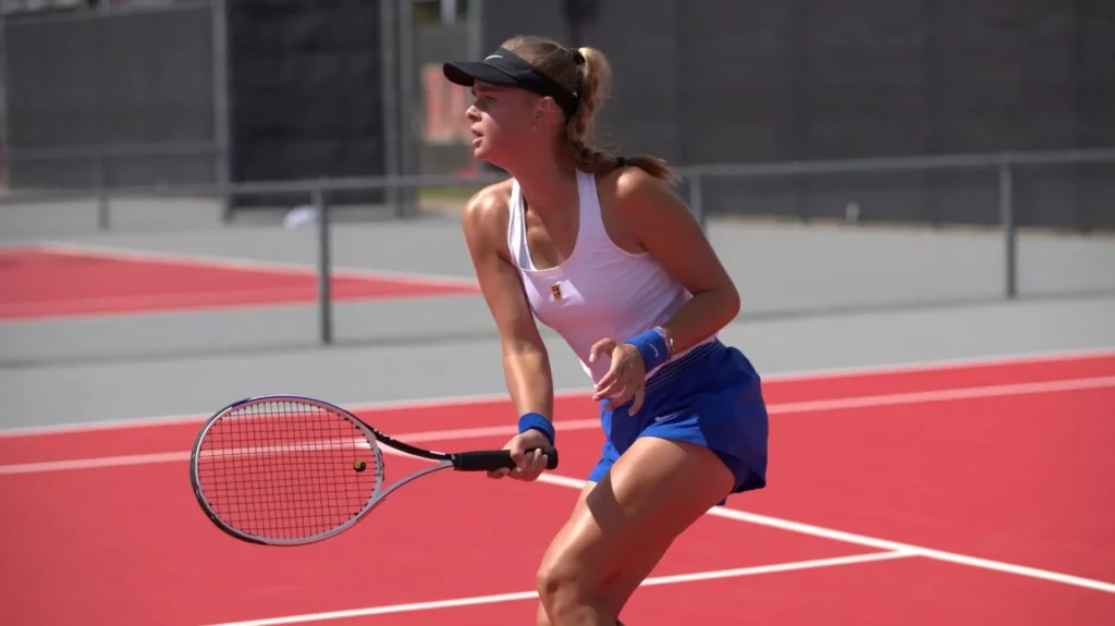 Bente Spee, tennis star for University of Florida. Coached by Slamstox 